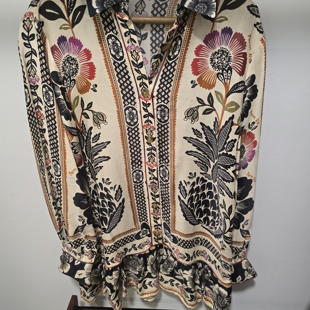 FARM Rio Multicolor Floral Blouse
